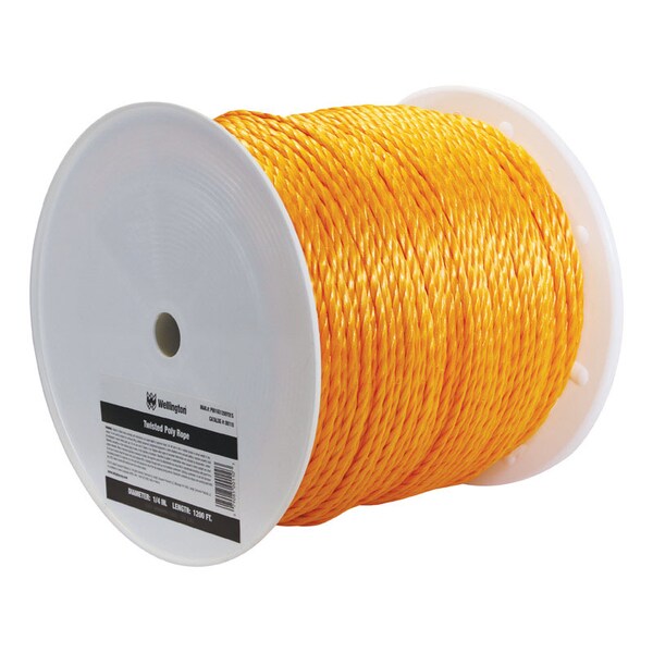 Koch Industries 1/4 in. D X 600 ft. L Yellow Twisted Polypropylene Rope